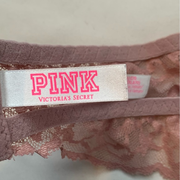 PINK Lace Bralette - Picture 3 of 5